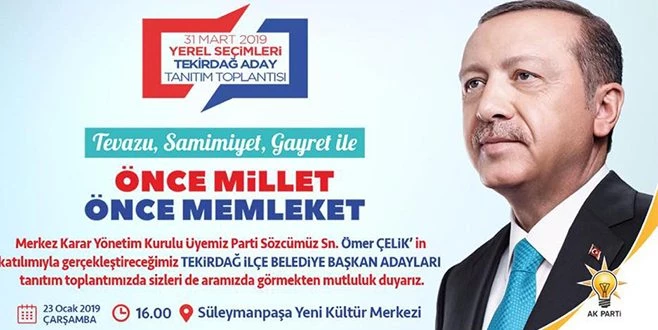 AK PARTİ YARIN AÇIKLIYOR