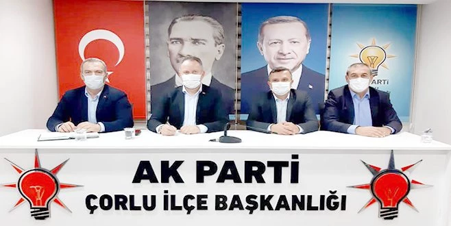 AK PARTİ İL?DEN İLÇE?YE TANIŞMA ZİYARETİ