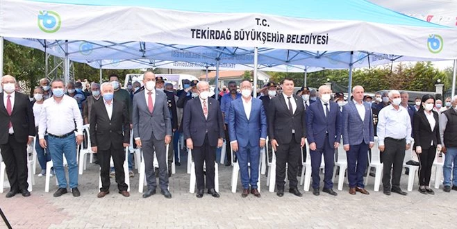 BÜYÜKŞEHİR MARMARAEREĞLİSİ`NDE YOL AÇILIŞI YAPTIAÇILDI