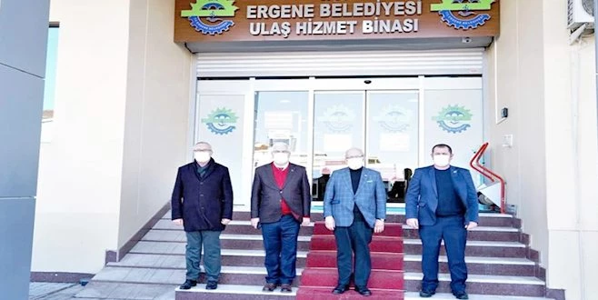 BAŞKAN ALBAYRAK?TAN BAŞKAN YÜKSEL?E GEÇMİŞ OLSUN ZİYARETİ