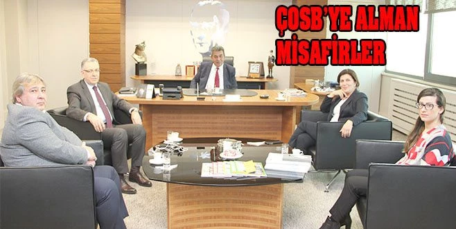 SÖZDİNLER ALMAN HEYETİ`Nİ MİSAFİR ETTİ