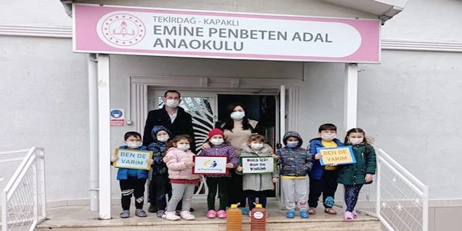 ANAOKULU ÖĞRENCİLERİNE SIFIR ATIK EĞİTİMİ VERİLDİ