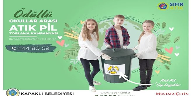 ATIK PİL VE E-ATIK GERİ DÖNÜŞÜM KAMPANYASI DEVAM EDİYOR