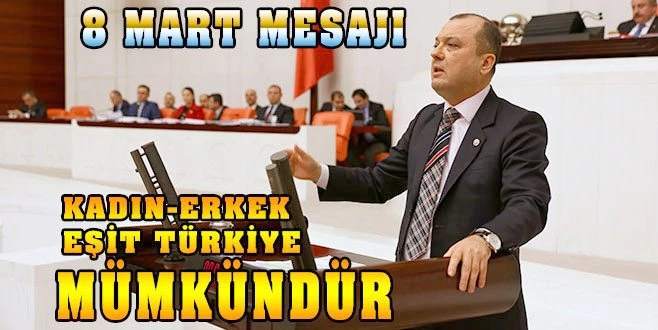 KADININ ERKEĞE EŞİT OLDUĞU TÜRKİYE MÜMKÜNDÜR