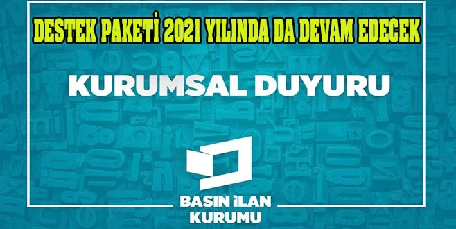 BASINA DESTEK PAKETİ DEVAM EDECEK