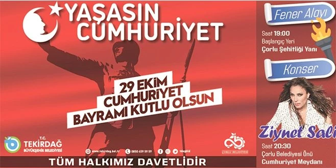 TEKİRDAĞ CUMHURİYET BAYRAMI?NA HAZIRLANIYOR