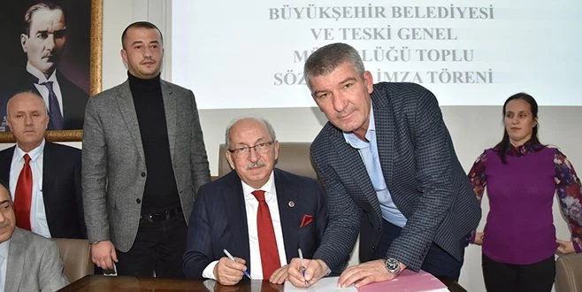 BÜYÜKŞEHİR TOPLU İŞ SÖZLEŞMESİ İMZALADI