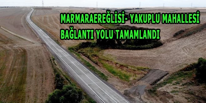 BÜYÜKŞEHİR BAĞLANTI YOLUNDAKİ BETON YOLU TAMAMLADI