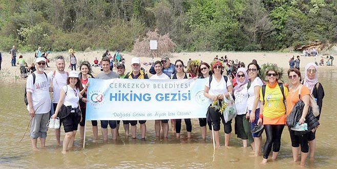 ÇERKEZKÖYLÜLER DOĞA YÜRÜYÜŞÜNDE BULUŞTU