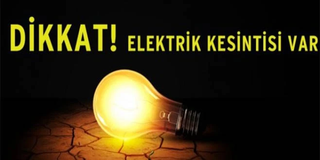 ÇERKEZKÖY VE KAPAKLI`DA ELEKTRİK KESİNTİSİ