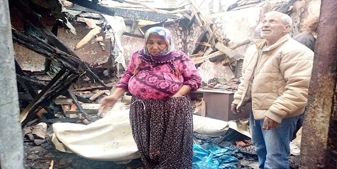 TEKİRDAĞ?DA TEK KATLI EV ALEV TOPUNA DÖNDÜ