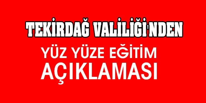 OKULLARIMIZ YÜZ YÜZE EĞİTİME HAZIR!