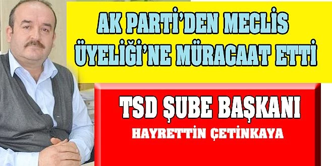 AK PARTİ`DE SÜRPRİZ İSİM!