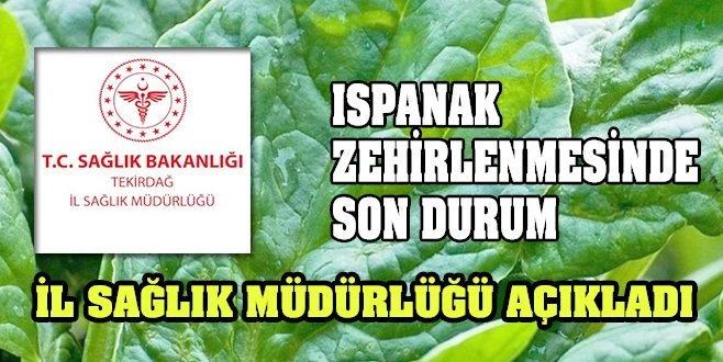 ISPANAK`TAN 40 KİŞİ HASTANELİK OLDU