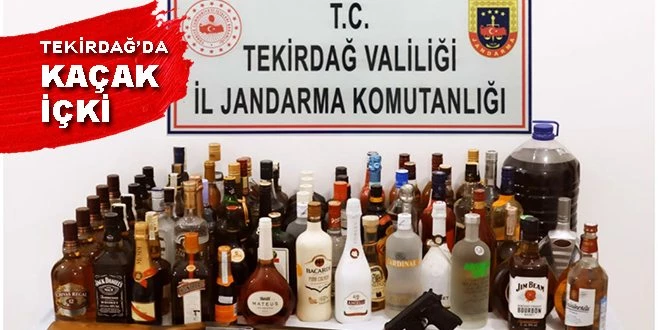 TONLARCA KAÇAK İÇKİ ELE GEÇİRİLDİ