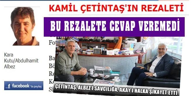 ÇETİNTAŞ?IN İÇİ BOŞ ŞOVU BAŞLIKTA BİTTİ