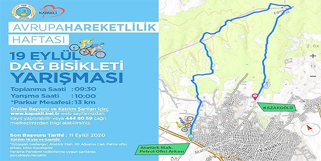 HAREKETLİLİK HAFTASI KAPAKLI?DA DA KUTLANACAK