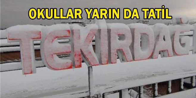 TEKİRDAĞ?DA EĞİTİME ARA?