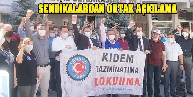 KIDEM TAZMİNATI KIRMIZI ÇİZGİMİZDİR