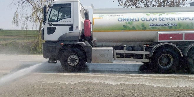 KIRSAL MAHALLELER DEZENFEKTE EDİLİYOR