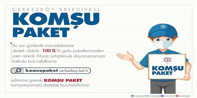 KOMŞU PAKET DAYANIŞMA KAMPANYASI BAŞLADI 