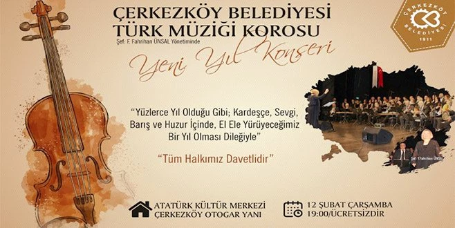 TÜRK MÜZİĞİ KOROSU?NDAN YENİ YIL KONSERİ 