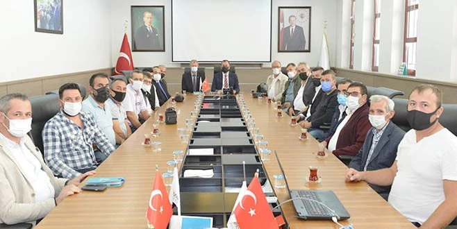 BAŞKAN YÜKSEL TOPLU TAŞIMA KOOPERATİFLERİNİ AĞIRLADI