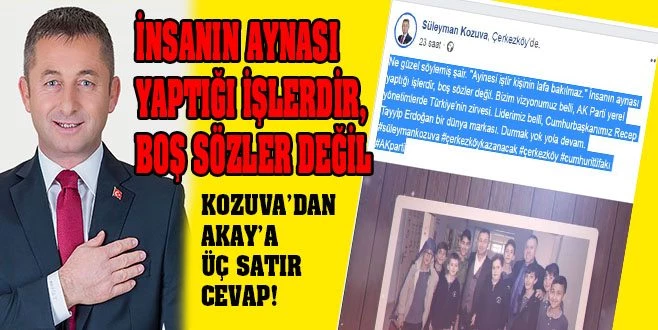 İSİM VERMEDEN CEVAP VERDİ!