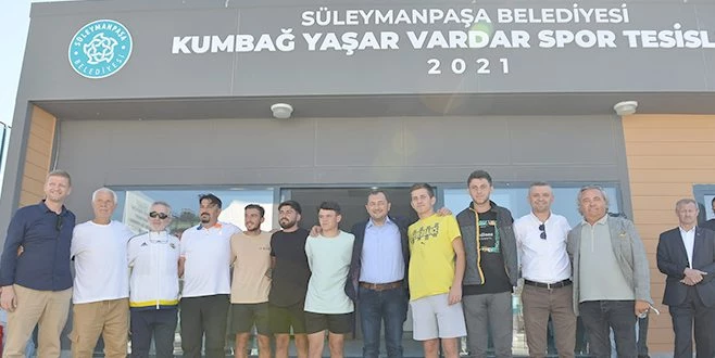 KUMBAĞ YAŞAR VARDAR SPOR TESİSLERİ TÖRENLE HİZMETE AÇILDI