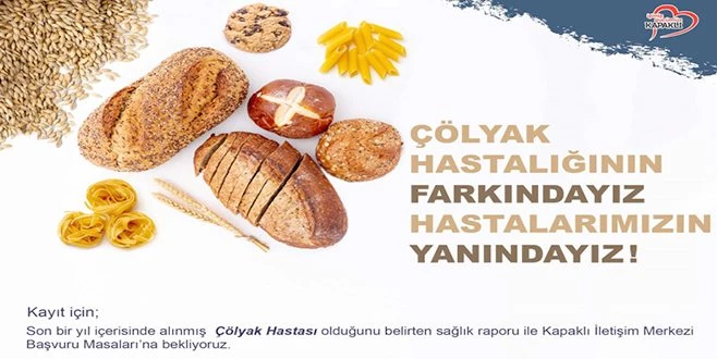 ÇÖLYAK HASTALARINA GLUTENSİZ GIDA ÜRÜNLERİ VERİLECEK