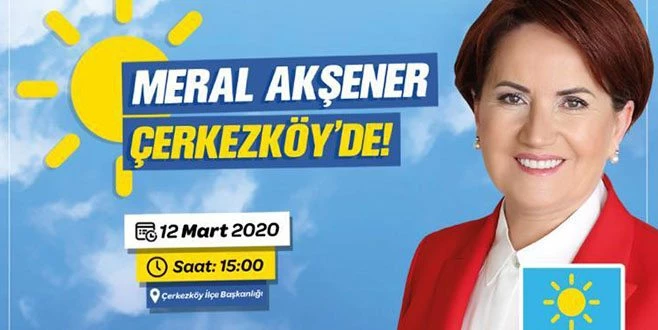 AKŞENER TEKİRDAĞ`A GELİYOR