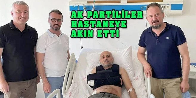 AK PARTİ İL BAŞKAN YARDIMCISI BARIŞ SÜREKLİ MOTOSİKLET KAZASI YAPTI