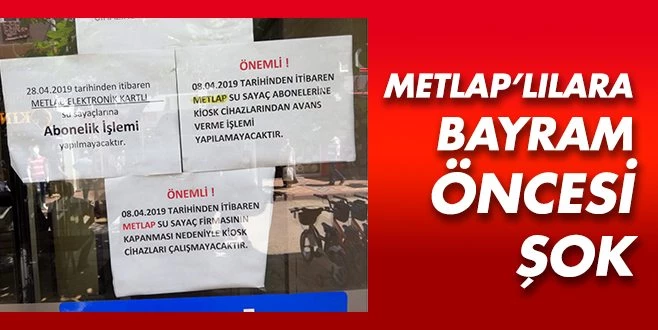 METLAP KARTLILARA BAYRAM ÖNCESİ ŞOK!
