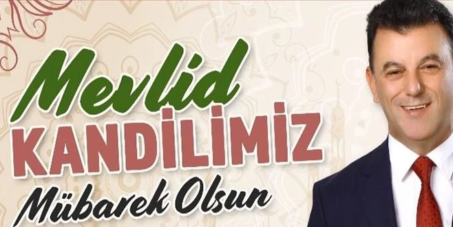 BAŞKAN ÇETİN`DEN MEVLİD KANDİLİ MESAJI