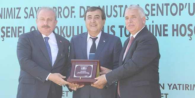 TBMM BAŞKANI ŞENTOP ÇERKEZKÖY`DE OKUL AÇTI