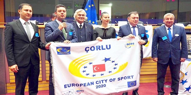 2020 AVRUPA SPOR KENTİ ÜNVANINI TESLİM ALDI