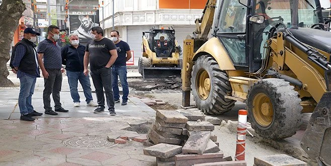 OMURTAK CADDESİ KISA SÜRE İÇİNDE YENİDEN TRAFİĞE AÇILACAK