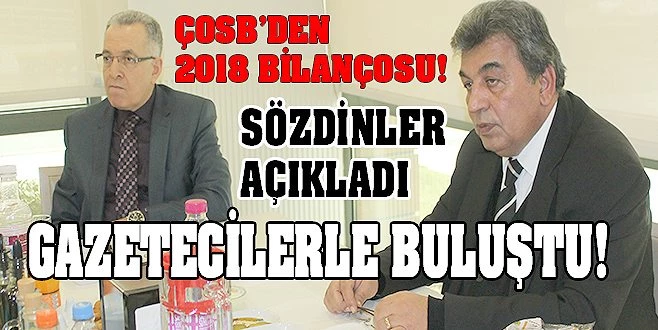 ÇOSB 2018 DEĞERLENDİRMESİ