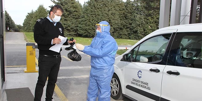 SANAYİ VE TEKNOLOJİ İL MÜDÜRLÜĞÜ`NDEN ÇOSB`YE MASKE DESTEĞİ