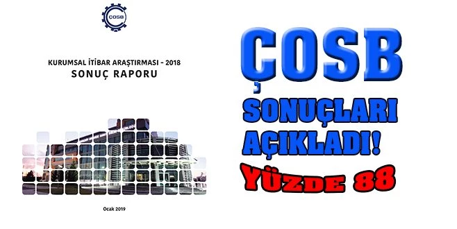 KURUMSAL İTİBAR ARAŞTIRMASI 2018 SONUÇLARI