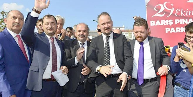 29 EKİM BARIŞ PINARI PARKI AÇILDI