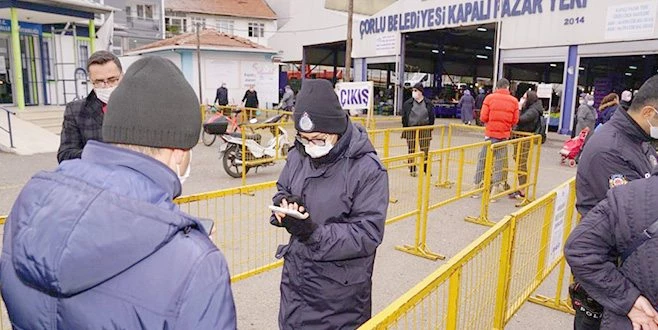 ÇORLU PAZAR YERLERİNDE HES KODU ZORUNLU