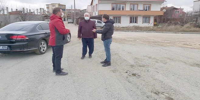 BAŞKAN RASİM YÜKSEL YOL ÇALIŞMALARINI DENETLEDİ