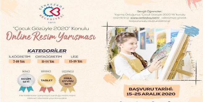 ÇERKEZKÖY`DE RESİM YARIŞMASI BAŞLIYOR