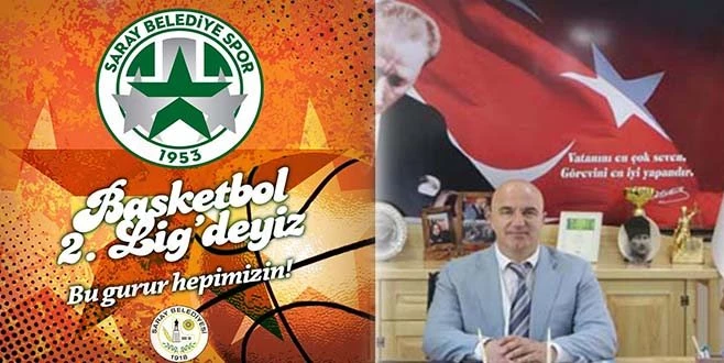 SARAY?BELEDİYESİ BASKET?TAKIMI?2. LİG?E?YÜKSELDİ