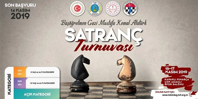 BAŞÖĞRETMEN SATRANÇ TURNUVASI YAPILACAK