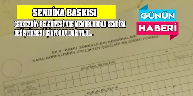 MEMURLARA?SENDİKA?DEĞİŞİN?BASKISI!