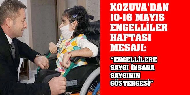 ENGELLERİ HEP BİRLİKTE KALDIRMALIYIZ