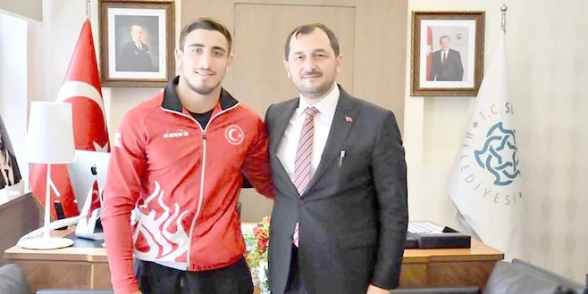 BAŞARILI SPORCUDAN MACARİSTAN YOLCULUĞU ÖNCESİ YÜKSEL?E ZİYARET