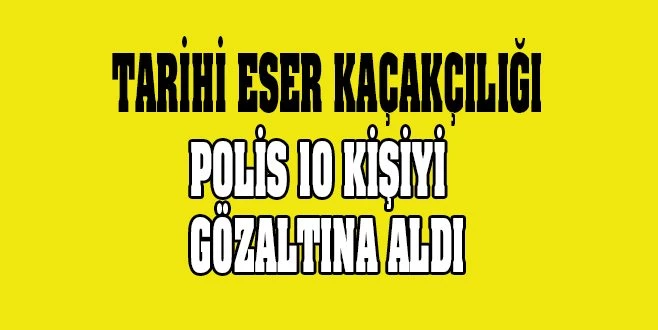 17 SİKKE ELE GEÇİRİLDİ